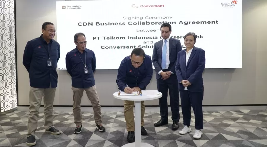 Telkom dan Conversant Revolusi Distribusi Konten Digital Aman dan Cepat
