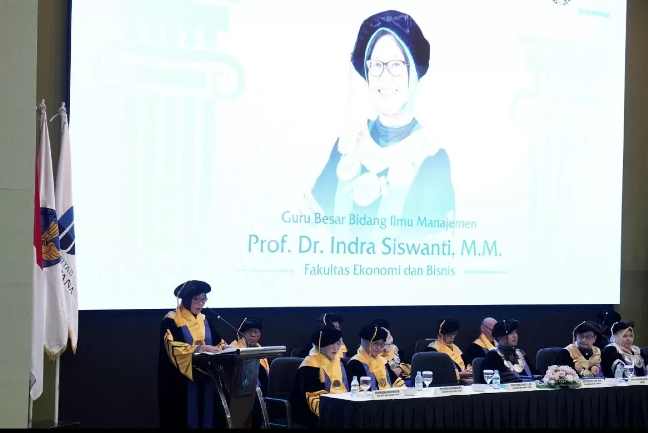 Lima Guru Besar Baru Dilantik Konsep Bisnis Berkelanjutan Jadi Sorotan