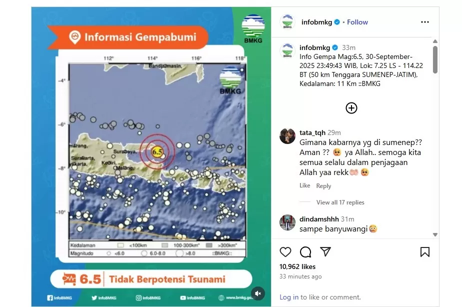 Gempa Dahsyat Guncang Jawa Timur Malang dan Banyuwangi Merasakan Getarannya Apa Selanjutnya
