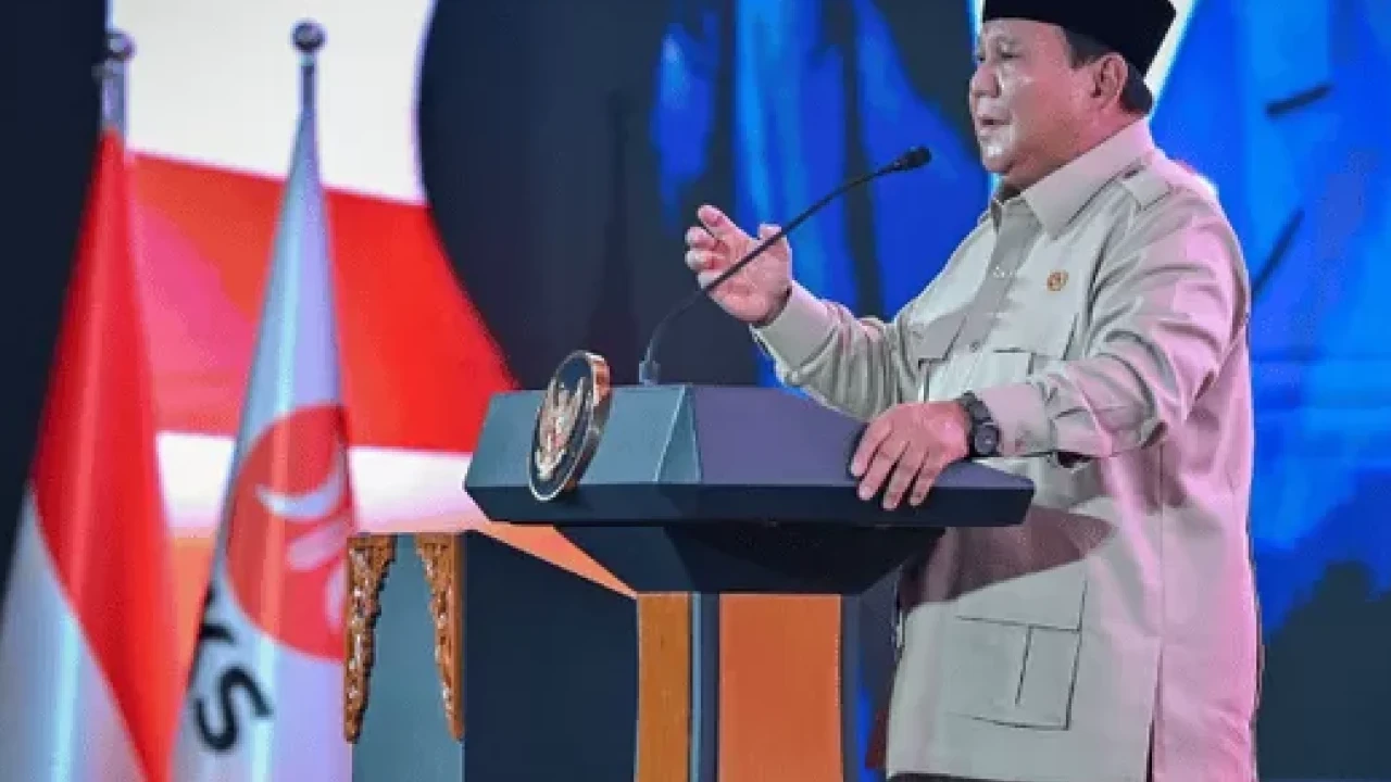 prabowo hadiri munas pks 2025 tegaskan persatuan dan dukungan untuk palestina